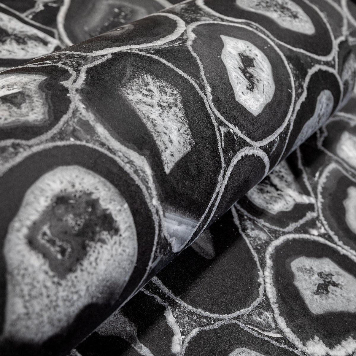 Galerie GH51216-23 Pepper Agate Black Wallpaper GH51216-23 Black Wallpaper