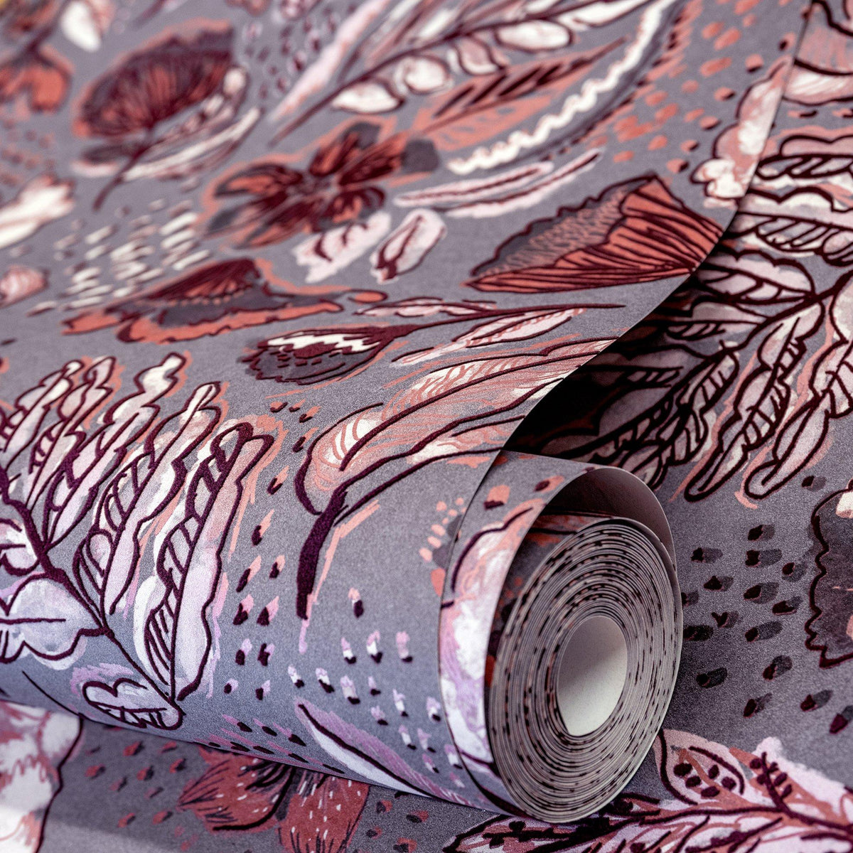 Galerie GH81331-23 Pepper Wild Garden Pink Wallpaper GH81331-23 Pink Wallpaper