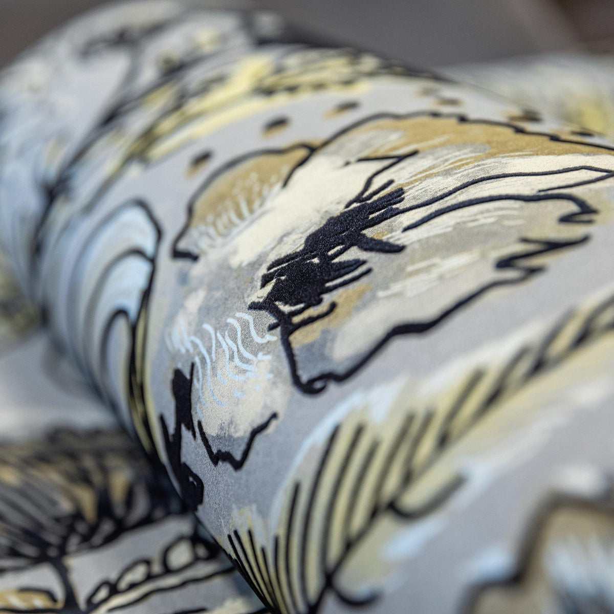 Galerie GH81333-23 Pepper Wild Garden Silver Grey Wallpaper GH81333-23 Silver Grey Wallpaper