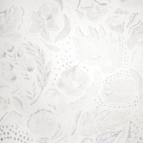 Galerie Wild Garden White Wallpaper