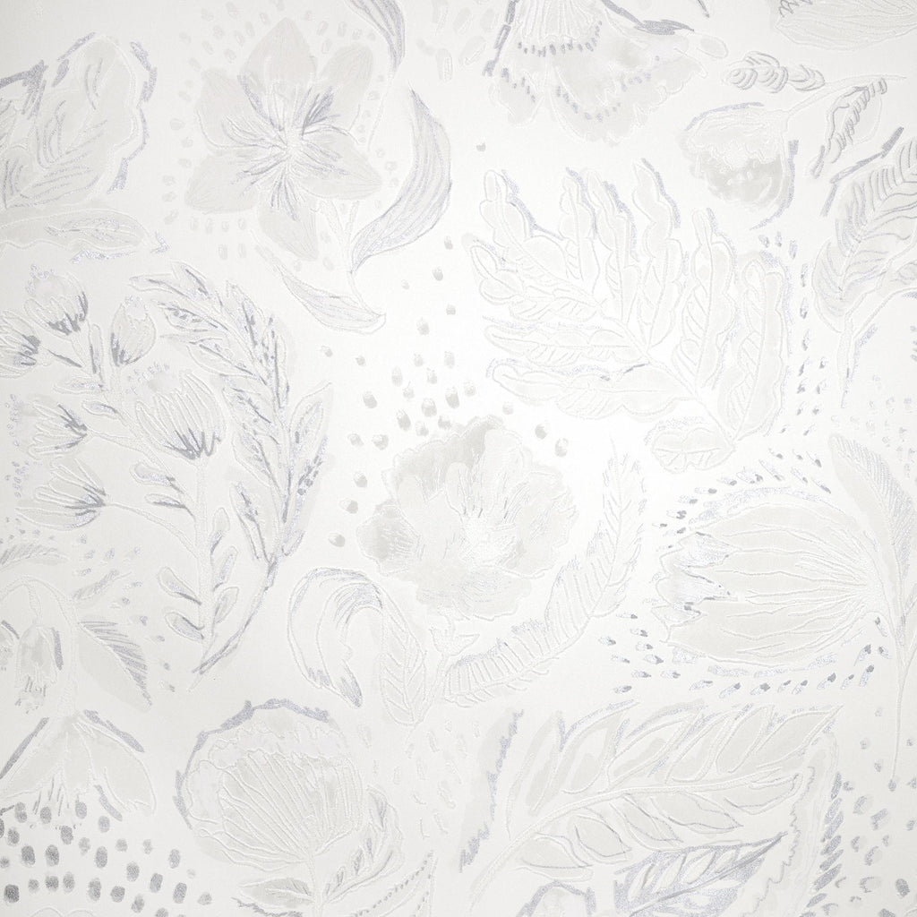 Galerie Wild Garden White Wallpaper