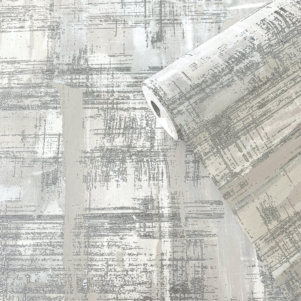 Galerie SM0604 Lustre Abstract Silver Grey Wallpaper SM0604 Silver Grey Wallpaper