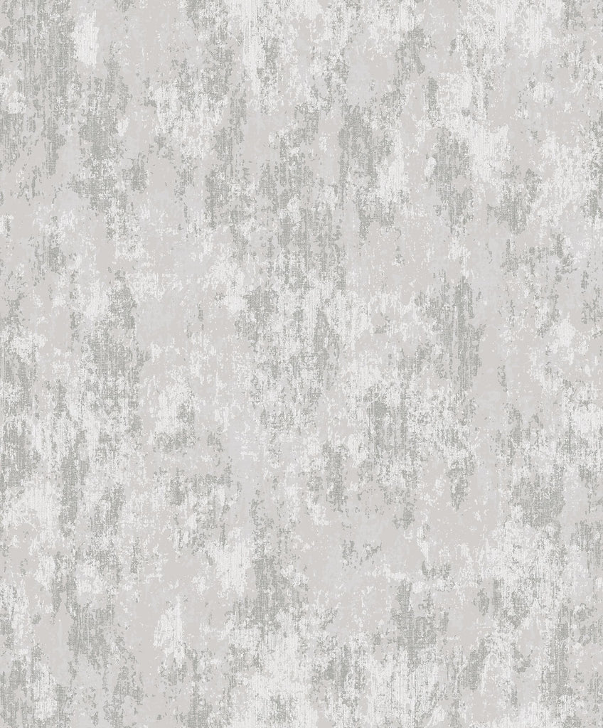 Galerie Distressed Silver Grey Wallpaper