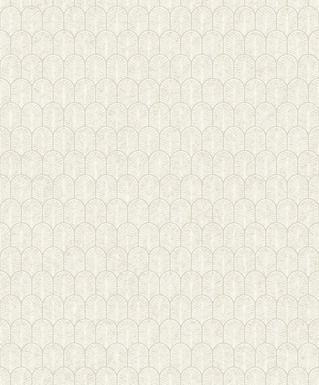 Galerie Geo Arch Cream Wallpaper