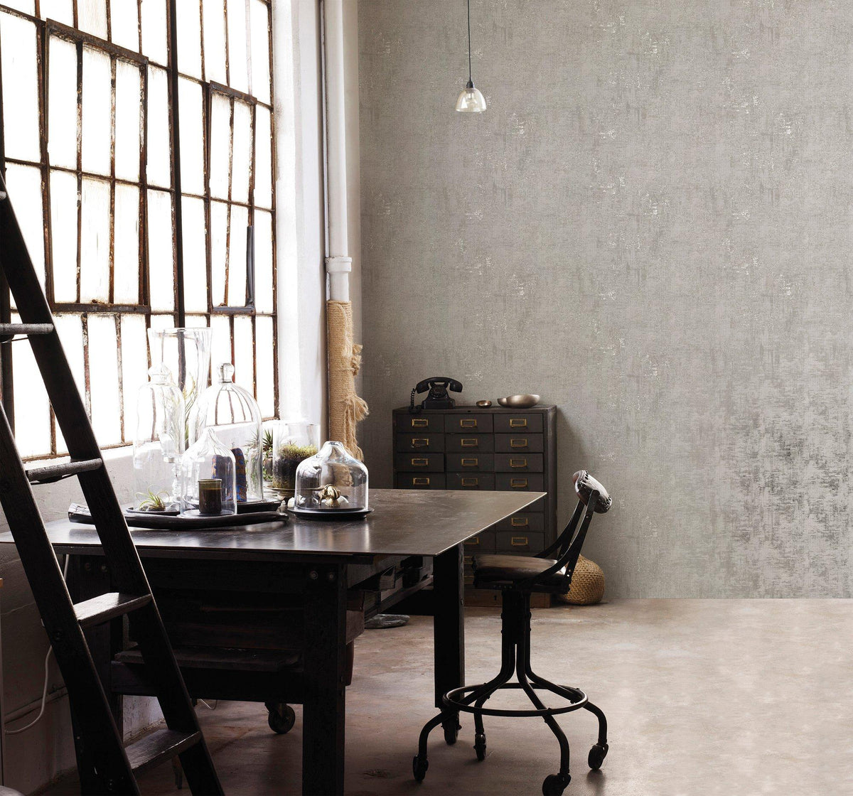 Galerie SP-LS5002 Lustre Distressed Beige Wallpaper SP-LS5002 Beige Wallpaper