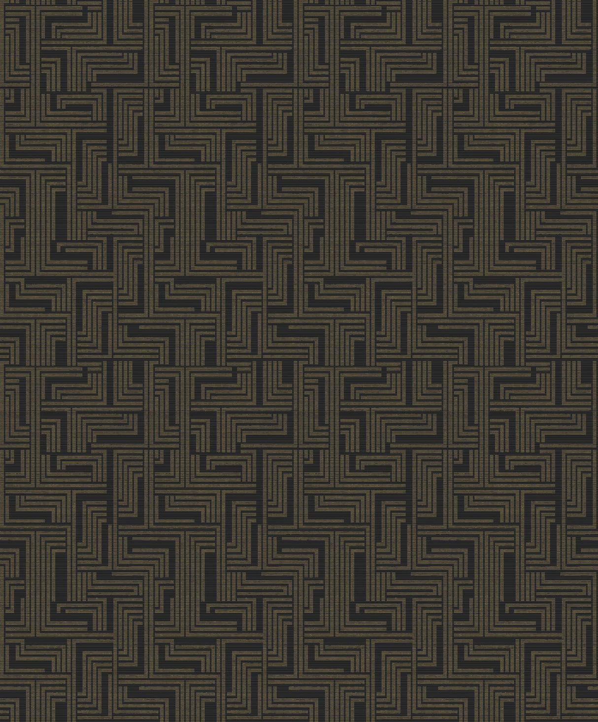 Galerie Geometric Bronze Brown Wallpaper