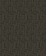 Galerie Geometric Bronze Brown Wallpaper