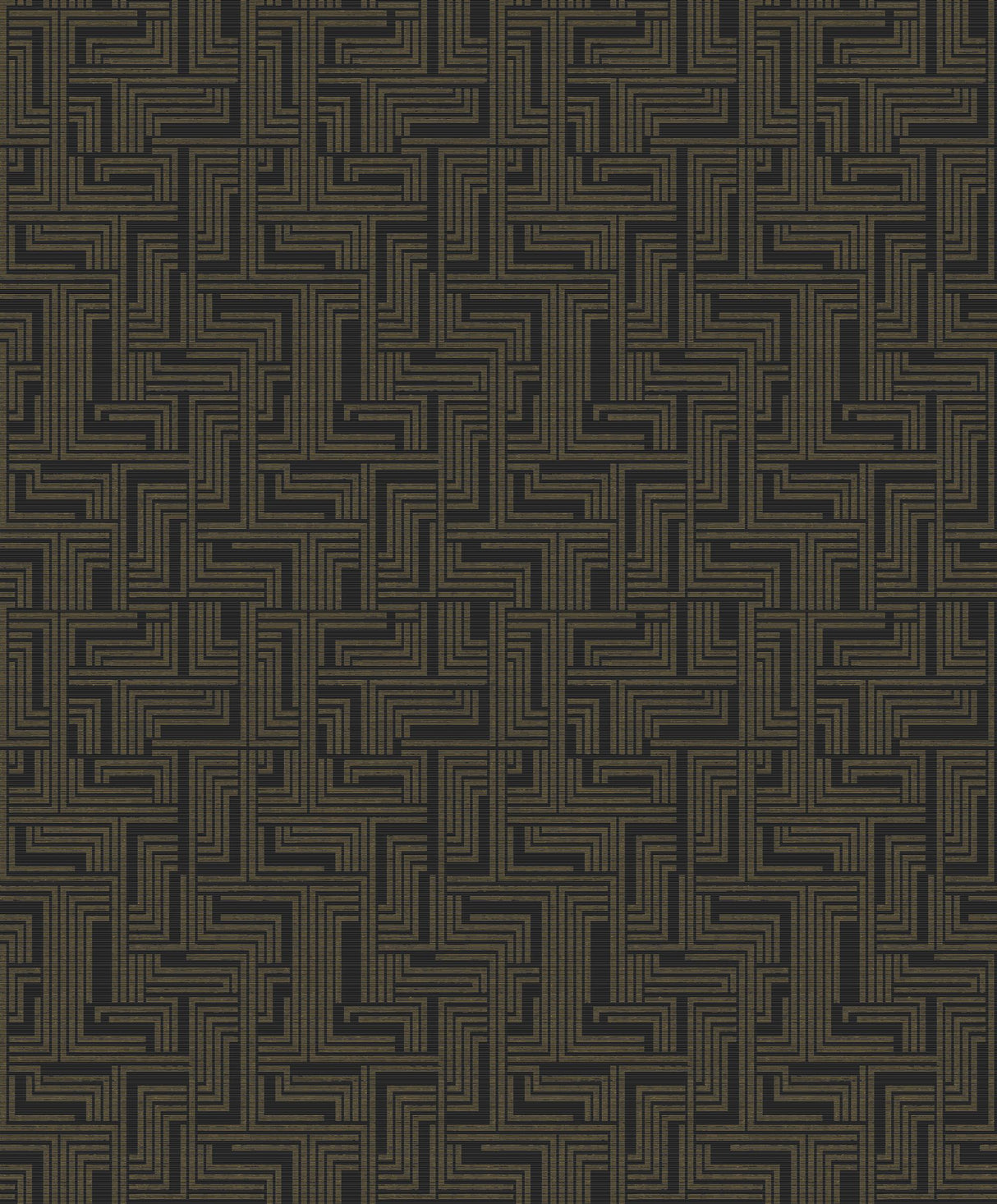 Galerie Geometric Bronze Brown Wallpaper