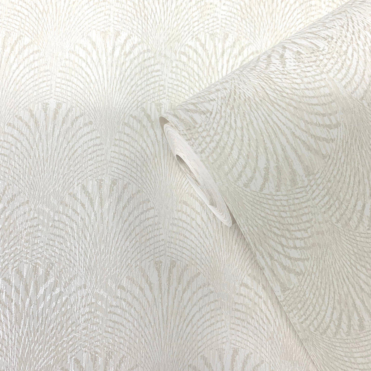 Galerie F-AF7001 Boutique Fan White Wallpaper F-AF7001 White Wallpaper