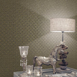 Galerie F-AF7004 Boutique Fan Gold Wallpaper F-AF7004 Gold Wallpaper