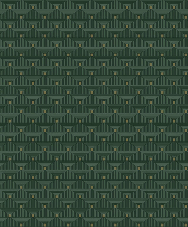 Galerie Geo Key Green Wallpaper