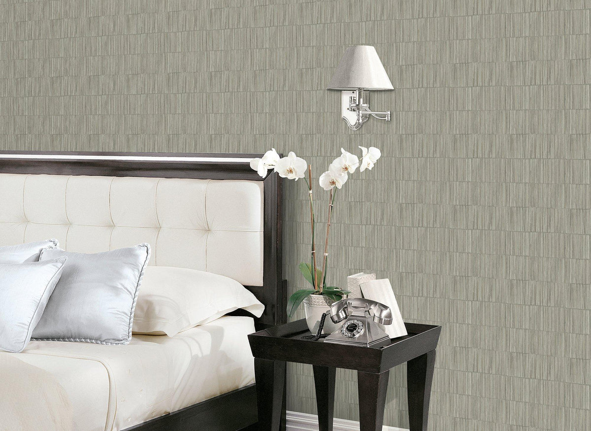 Galerie SP-JA3003 Boutique Bamboo Silver Grey Wallpaper SP-JA3003 Silver Grey Wallpaper