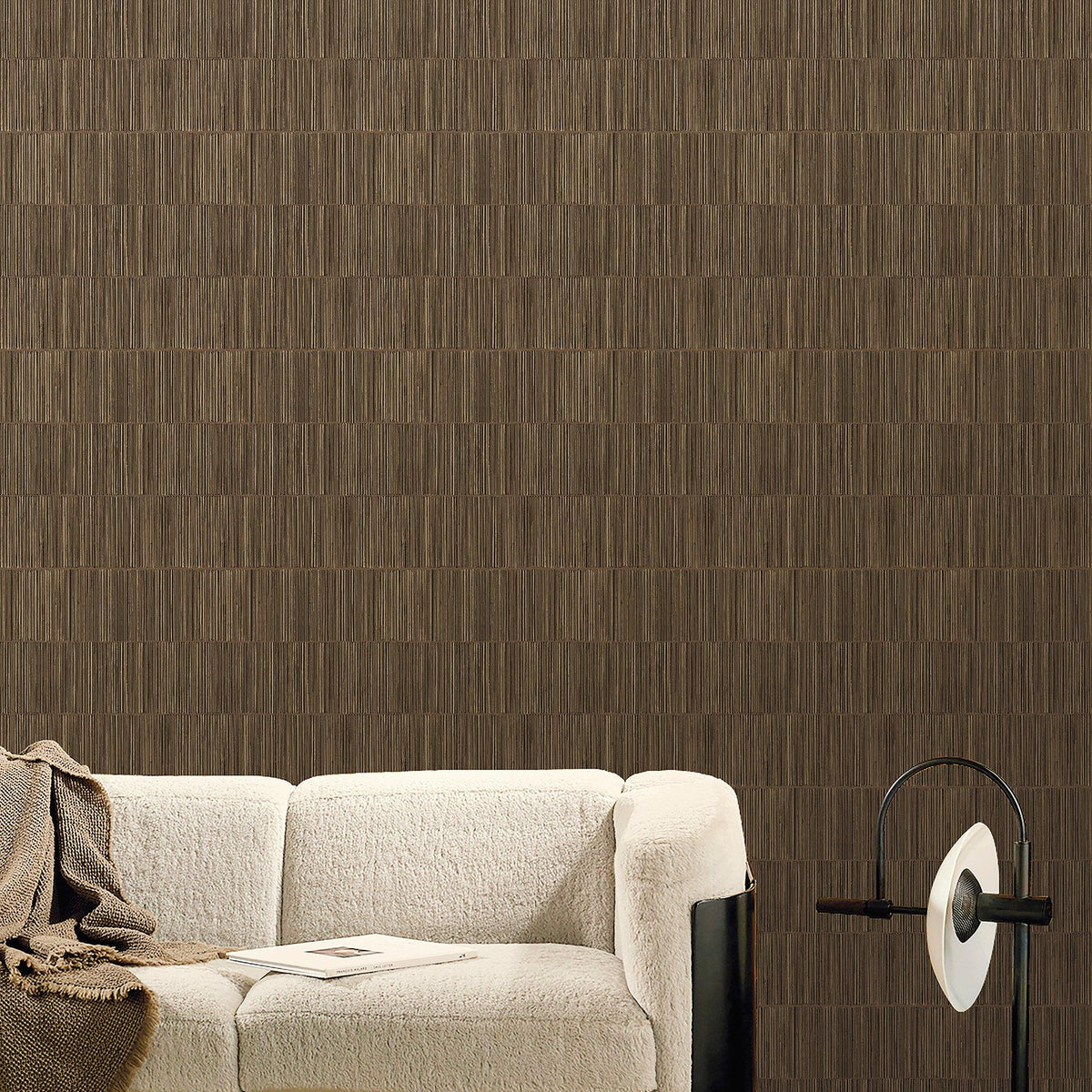 Galerie SP-JA3005 Boutique Bamboo Bronze Brown Wallpaper SP-JA3005 Bronze Brown Wallpaper