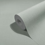 Galerie Fabric Effect Green Wallpaper