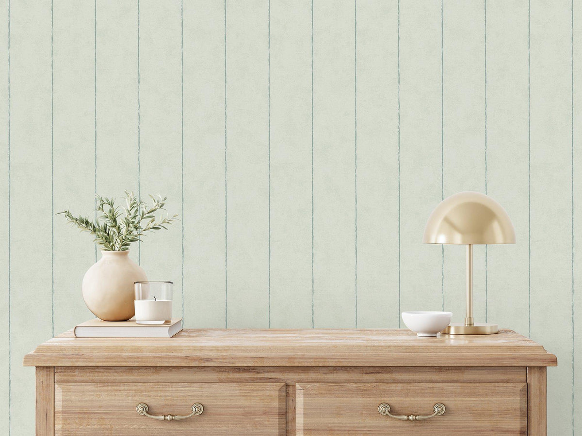 Galerie 34405 Flora Stripes Green Wallpaper 34405 Green Wallpaper