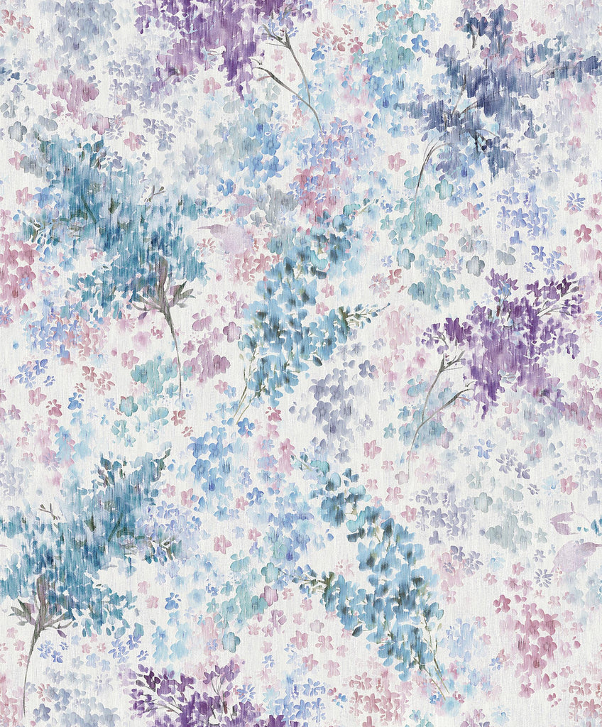 Galerie Soft Foliage Purple Lilac Wallpaper