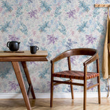 Galerie 47450 Flora Soft Foliage Purple Lilac Wallpaper 47450 Purple Lilac Wallpaper