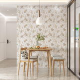 Galerie 47453 Flora Soft Foliage Bronze Brown Wallpaper 47453 Bronze Brown Wallpaper