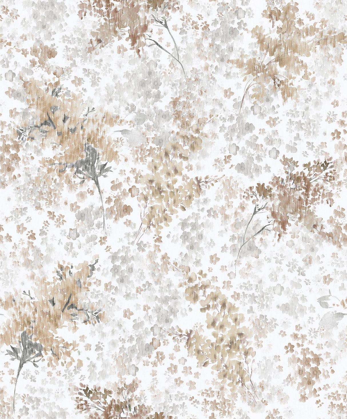 Galerie Soft Foliage Bronze Brown Wallpaper