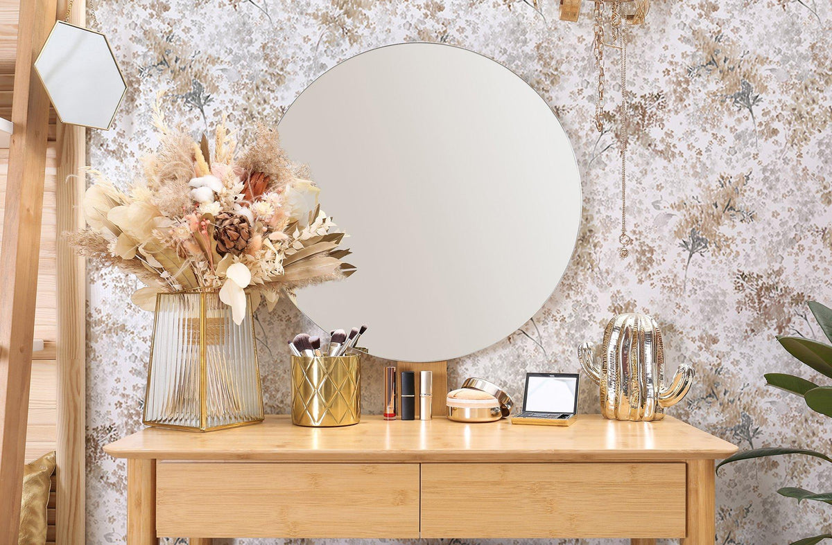 Galerie 47453 Flora Soft Foliage Bronze Brown Wallpaper 47453 Bronze Brown Wallpaper
