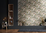 Galerie 47464 Flora Cherry Blossom Green Wallpaper 47464 Green Wallpaper