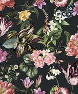 Galerie Floral Rhapsody Black Wallpaper