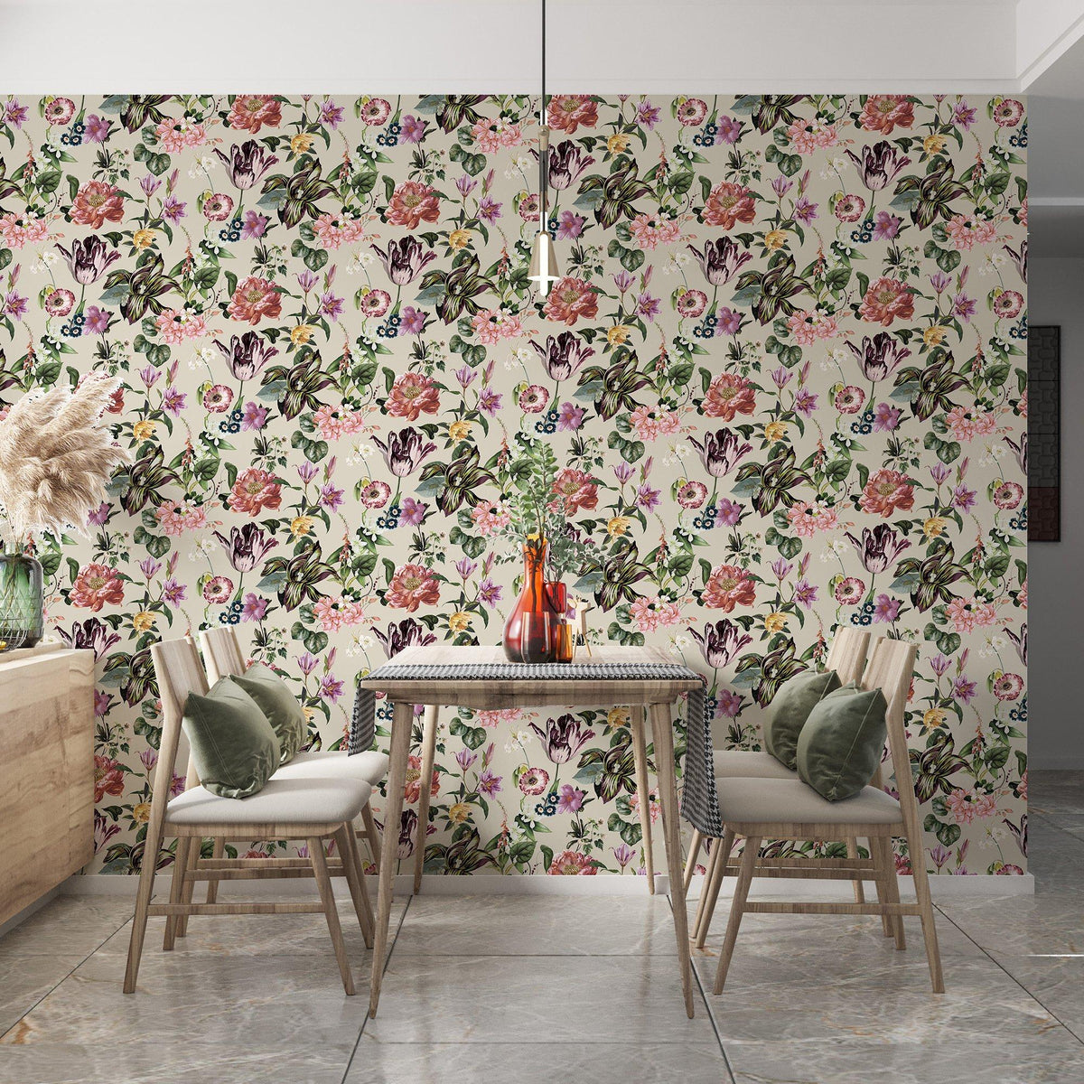 Galerie 47461 Flora Floral Rhapsody Multi-coloured Wallpaper 47461 Multi-coloured Wallpaper