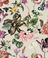 Galerie Floral Rhapsody Beige Wallpaper