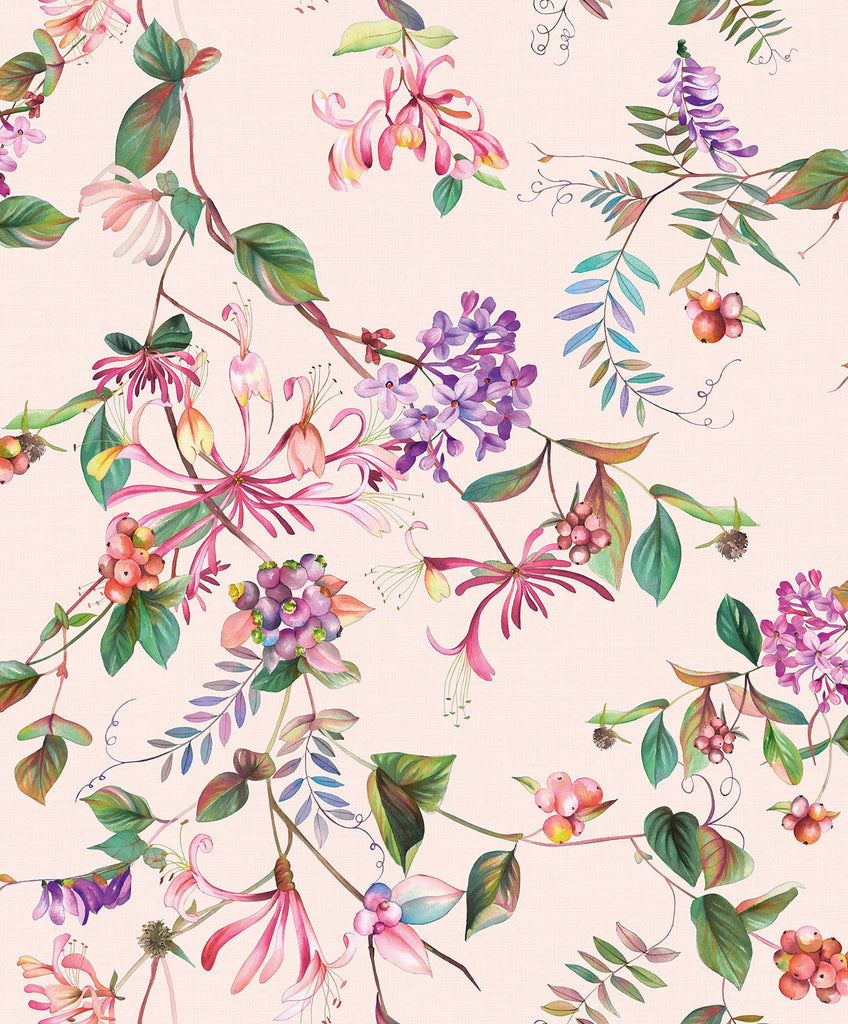 Galerie Summer Bouquet Pink Wallpaper