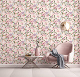 Galerie 47457 Flora Summer Bouquet Pink Wallpaper 47457 Pink Wallpaper
