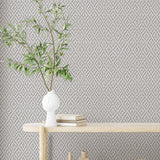 Galerie 47486 Flora Diamond Weave Silver Grey Wallpaper 47486 Silver Grey Wallpaper