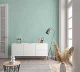 Galerie Linen Texture Green Wallpaper