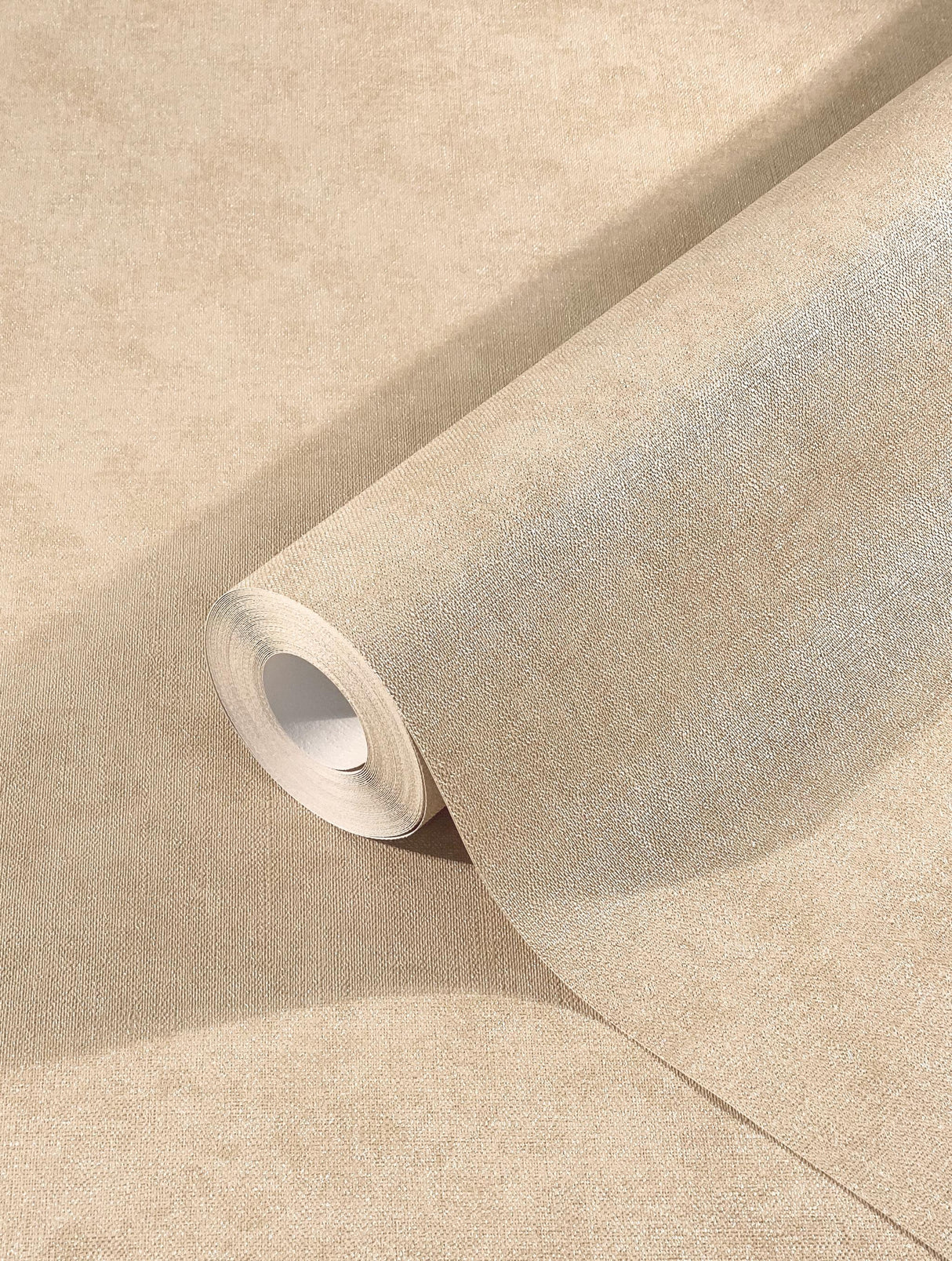 Galerie Linen Texture Bronze Brown Wallpaper