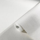 Galerie 32441 Flora Plain Texture White Wallpaper 32441 White Wallpaper