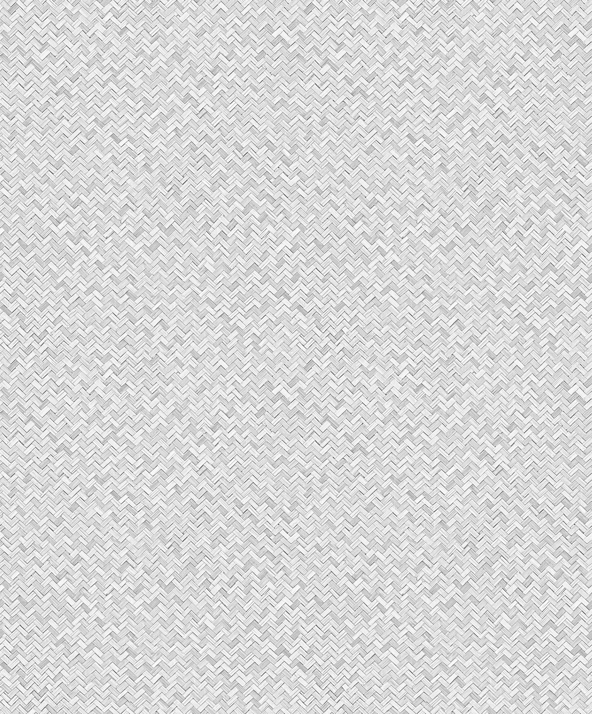 Galerie Herringbone Weave Silver Grey Wallpaper