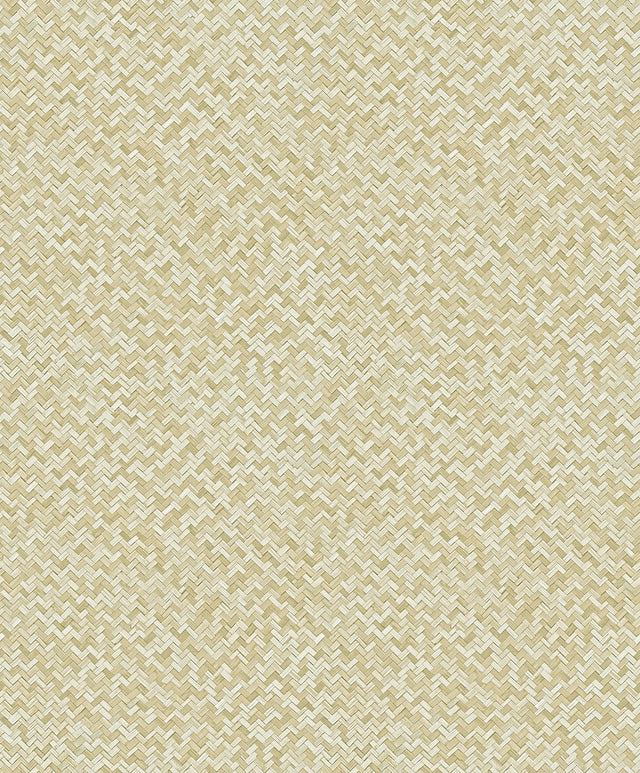 Galerie Herringbone Weave Beige Wallpaper