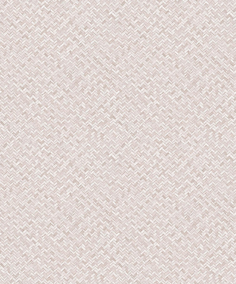 Galerie Herringbone Weave Pink Wallpaper