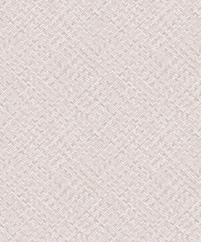 Galerie Herringbone Weave Pink Wallpaper