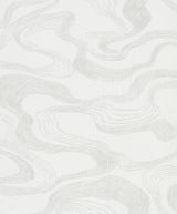 Galerie Flow White Wallpaper