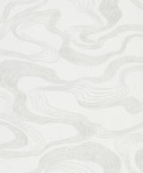 Galerie Flow White Wallpaper