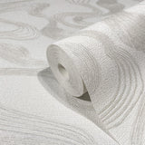 Galerie 34534 Kumano Flow White Wallpaper 34534 White Wallpaper