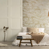 Galerie 34535 Kumano Flow Beige Wallpaper 34535 Beige Wallpaper