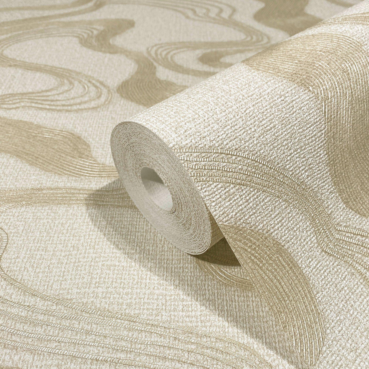 Galerie 34535 Kumano Flow Beige Wallpaper 34535 Beige Wallpaper