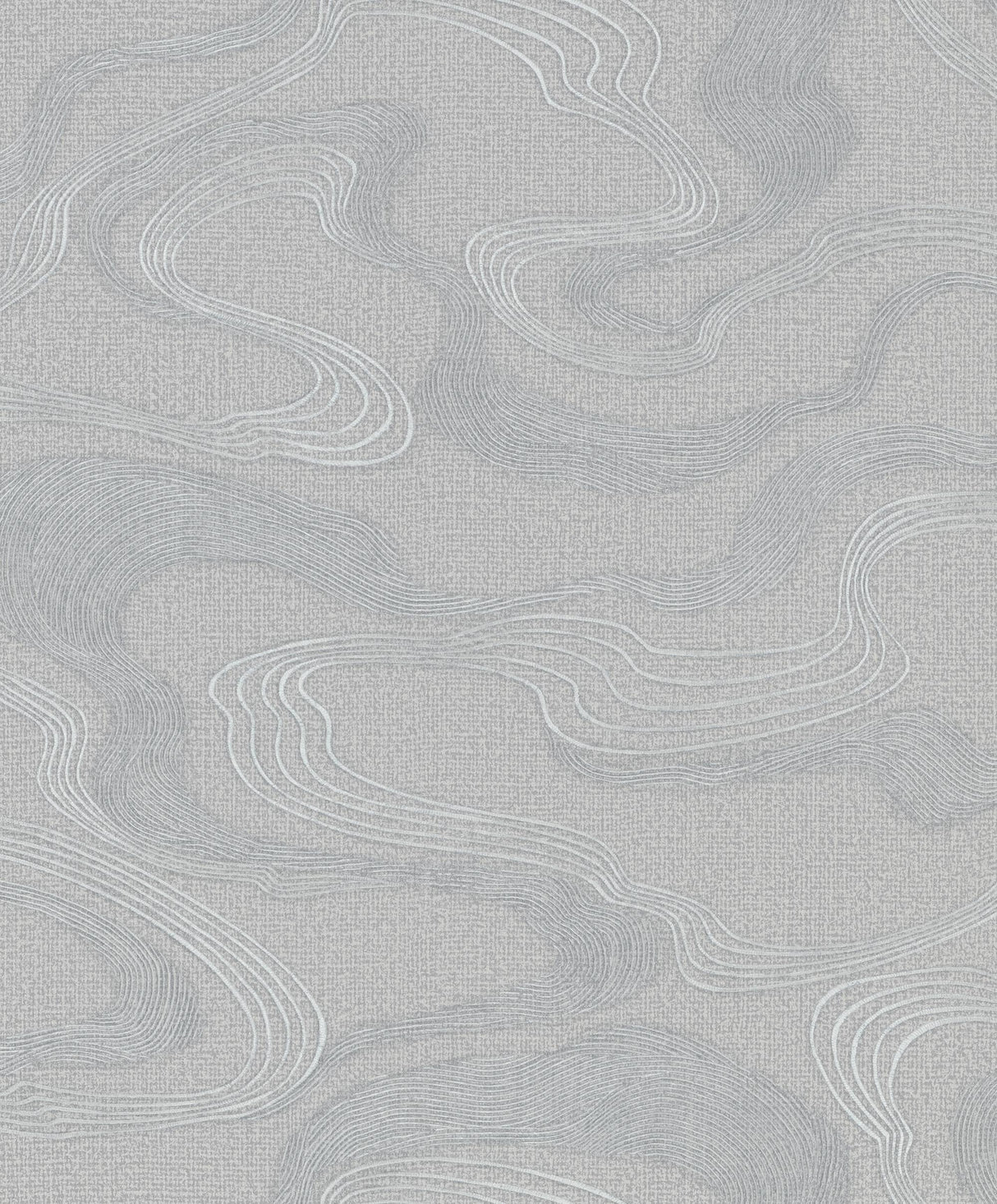 Galerie Flow Silver Grey Wallpaper