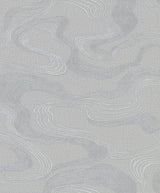 Galerie Flow Silver Grey Wallpaper