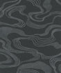 Galerie Flow Black Wallpaper