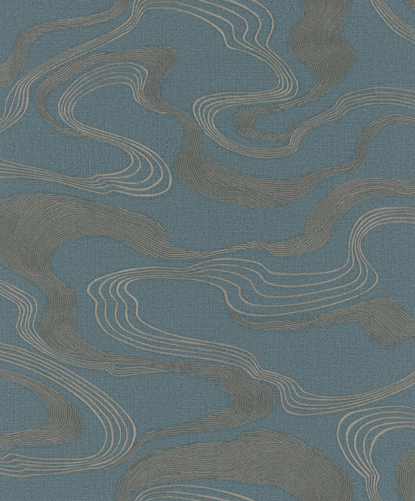 Galerie Flow Blue Wallpaper
