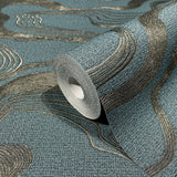 Galerie 34538 Kumano Flow Blue Wallpaper 34538 Blue Wallpaper