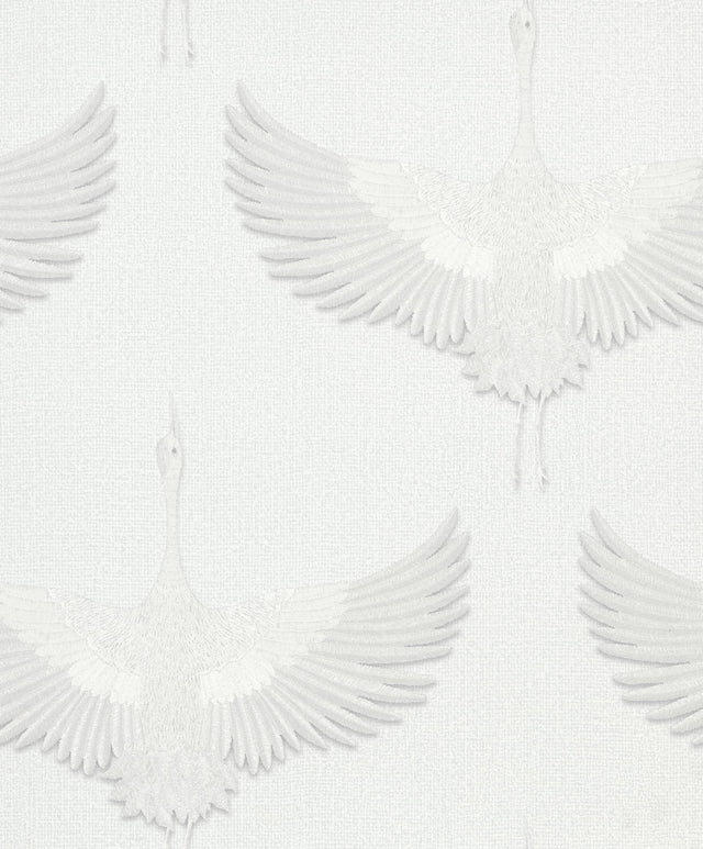 Galerie Stork White Wallpaper
