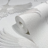 Galerie 34528 Kumano Stork White Wallpaper 34528 White Wallpaper